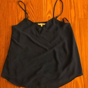 Blue tank blouse